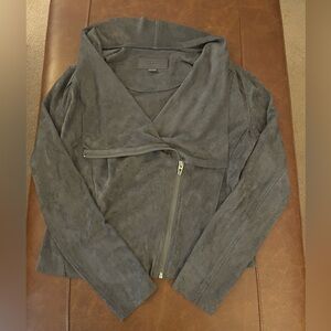 Blank NYC Charcoal Suede Jacket